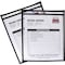 C-Line Products Shop Ticket Holder, Stitched, 8-1/2"x11", 25/BX, Clear Vinyl 25PK CLI46911 - alternate 1